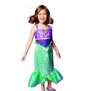 Disney Princess Ariel Costume Dress Size 4-6X